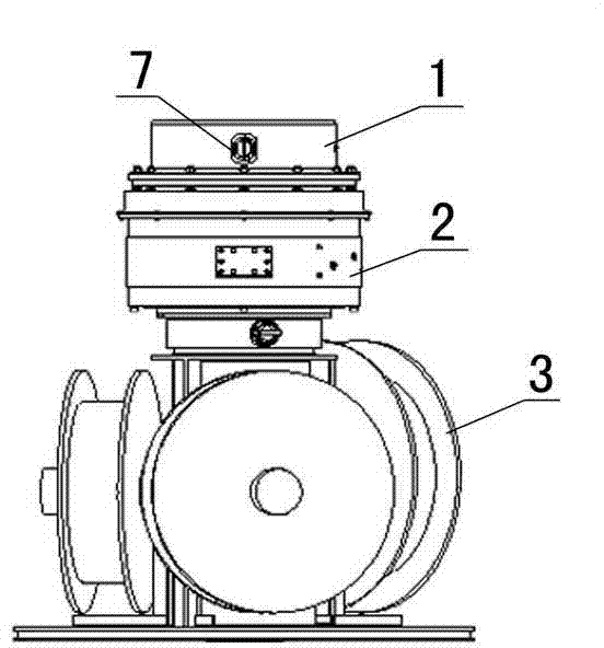 Monitoring electrohydraulic control pile foundation enlarged base device