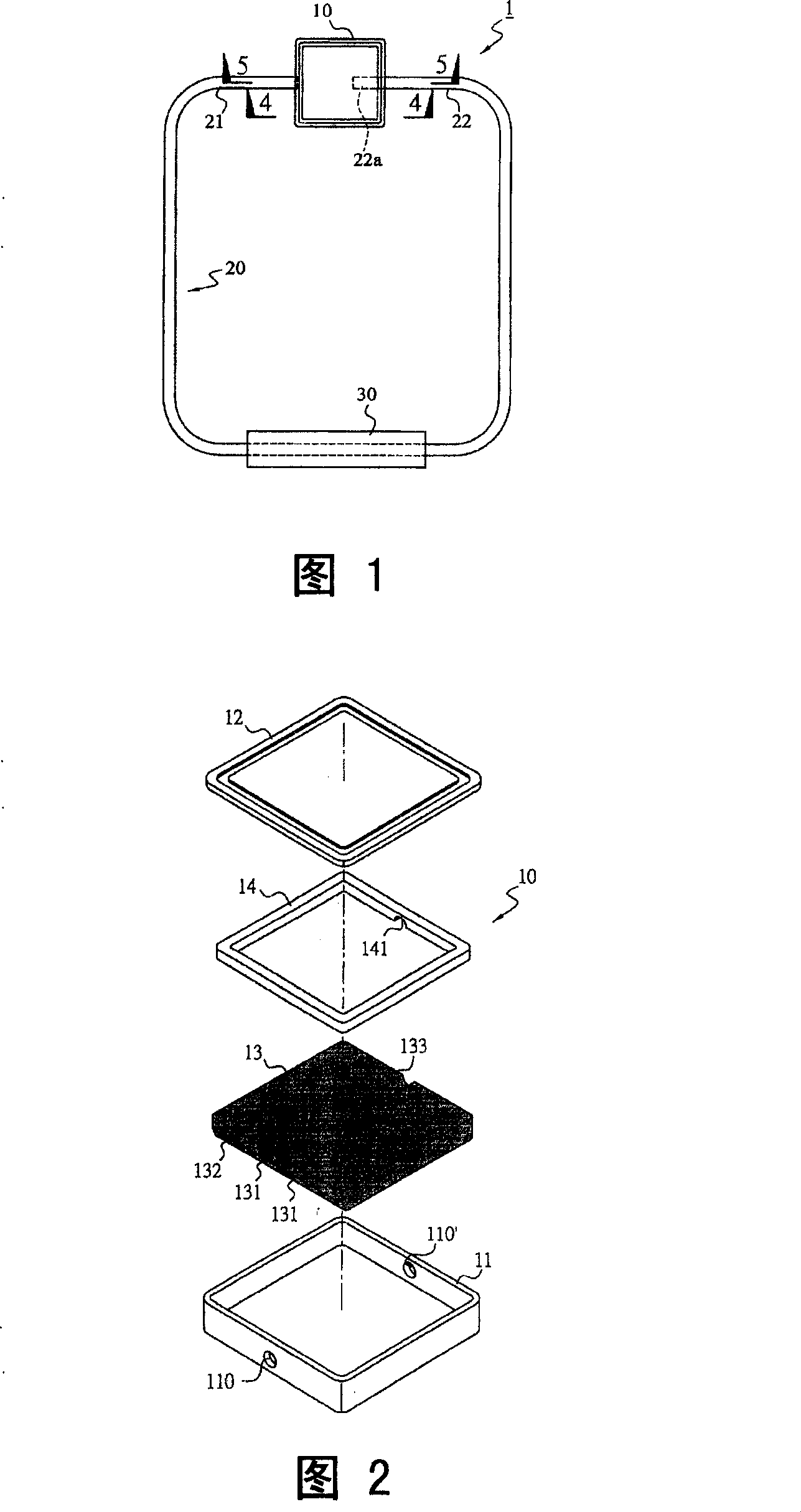 Loop heat-conducting device