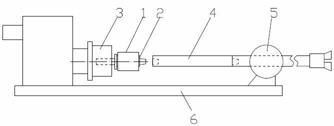 Quick arc-shaped raised-edge drill rod dismounting device and method