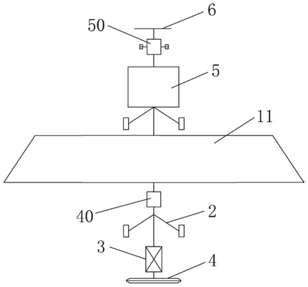 Man-electric hybrid driven horizontal flapping wing aircraft