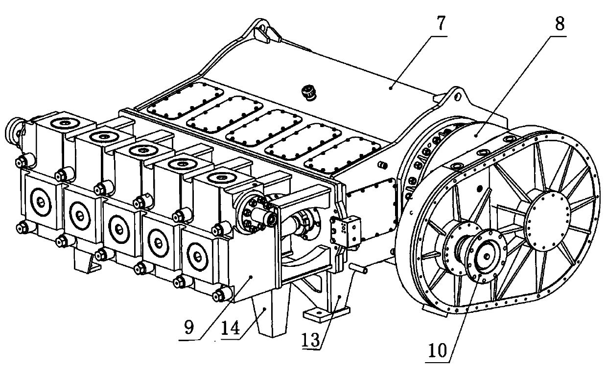 Single-machine single-pump electric drive fracturing semitrailer