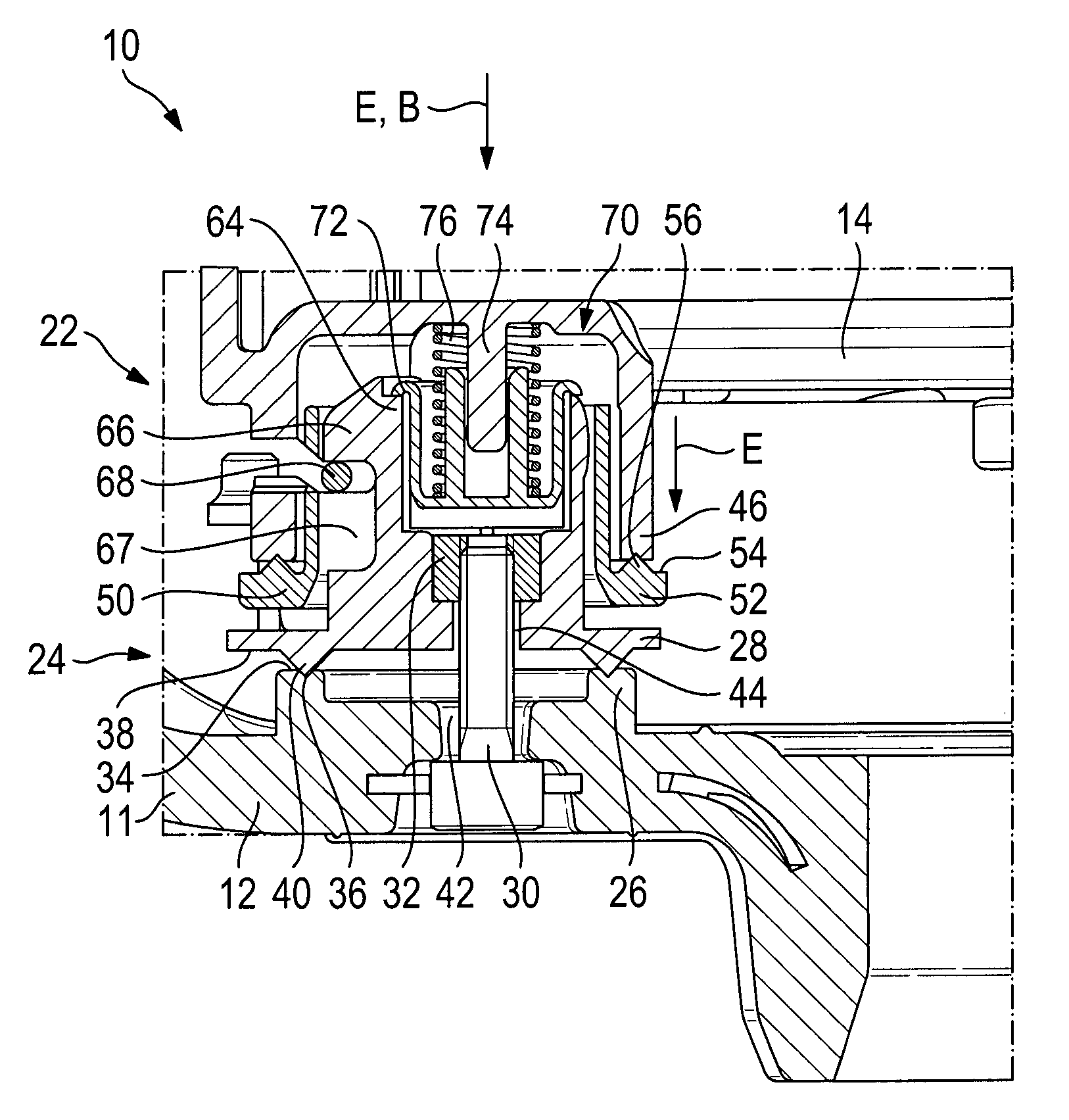 Method and device for the serial production of a vehicle assembly, bearing unit, vehicle steering wheel and horn module for a steering wheel assembly and steering wheel assembly