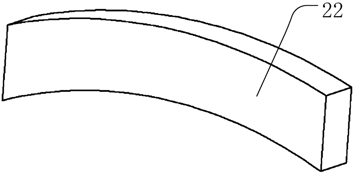 Wireless charging magnetic coupling structure and autonomous underwater vehicle system