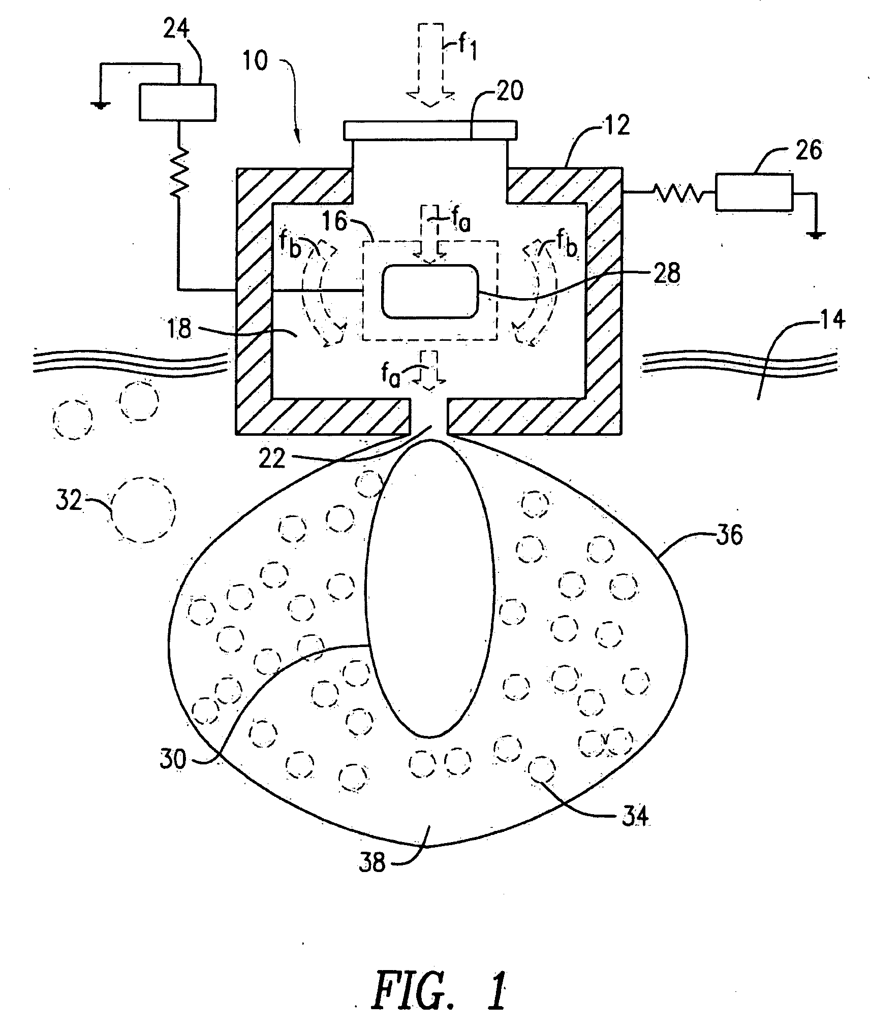 Direct injection of plasma activated species (PAS) and radiation into liquid solutions assisted with by a gas buffered housing