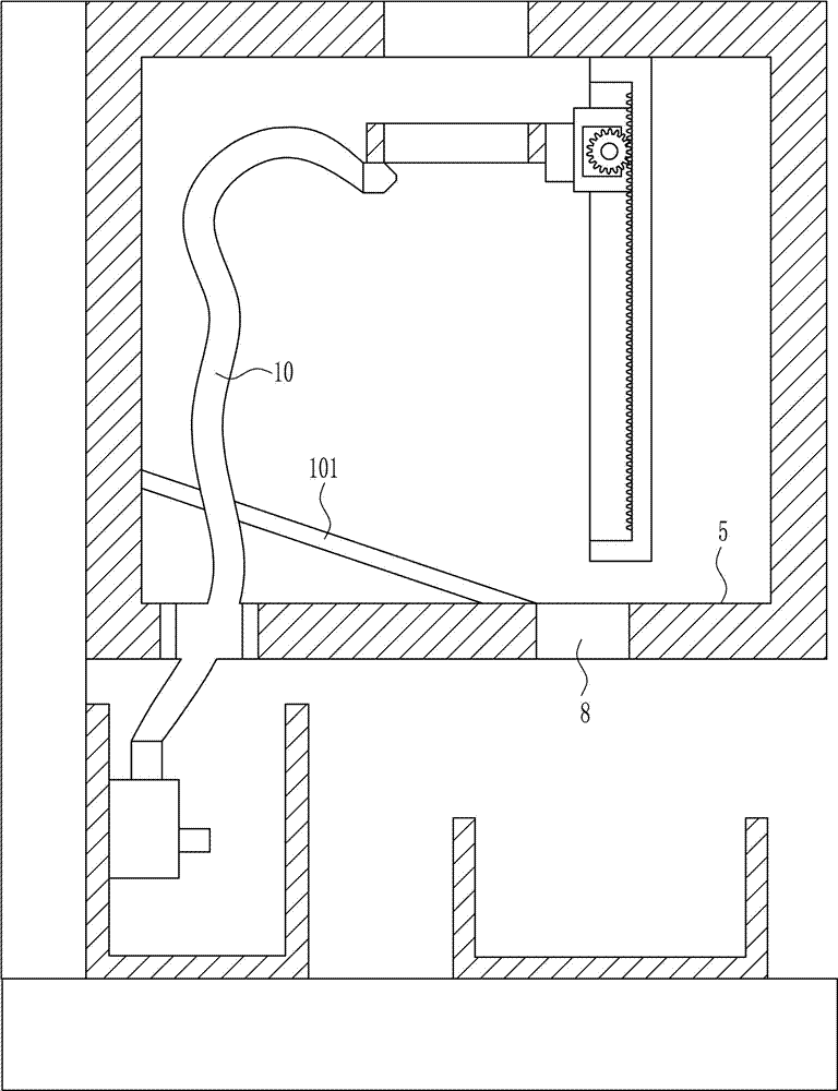 Medical multi-angle cleaning equipment for cleaning arms