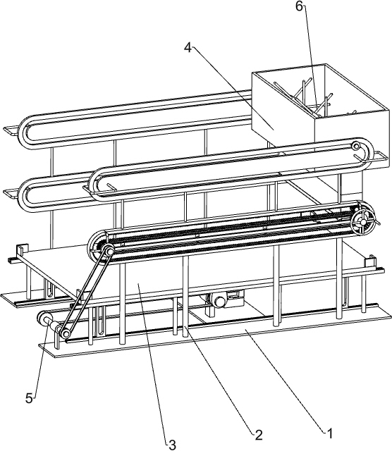 Excrement leaking plate pouring equipment for livestock breeding