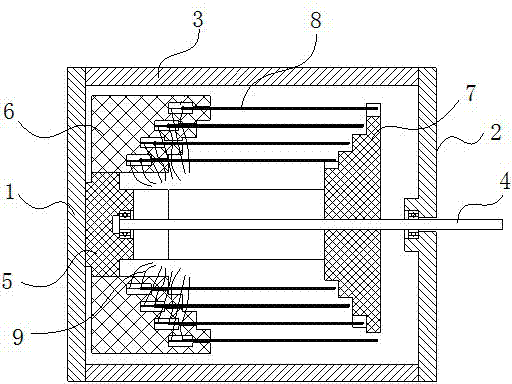 Stepped piezoelectric generator