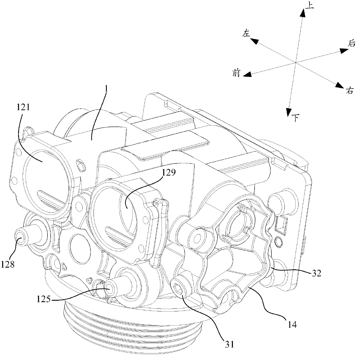 Water softening valve and water softening machine