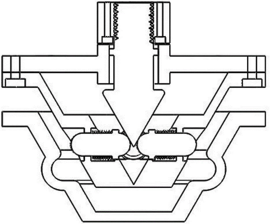 Rod pin type blind alignment space butt joint mechanism