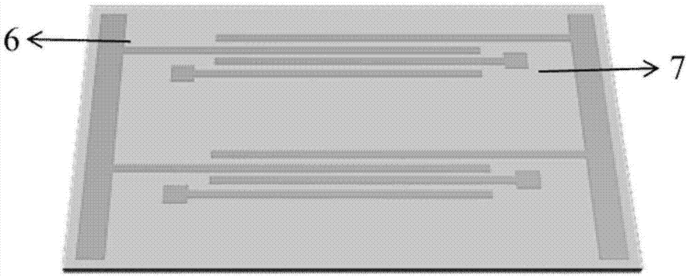 Microfluidic chip based on dielectric electrophoresis and preparation method and application thereof