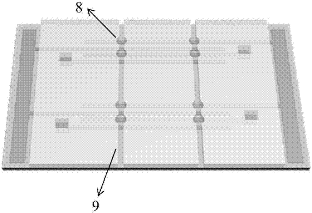 Microfluidic chip based on dielectric electrophoresis and preparation method and application thereof