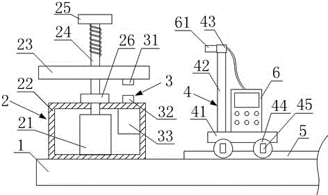 Wheel flaw detector auxiliary device