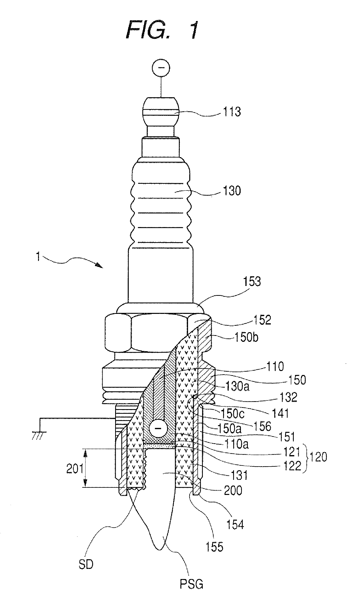 Plasma type ignition plug