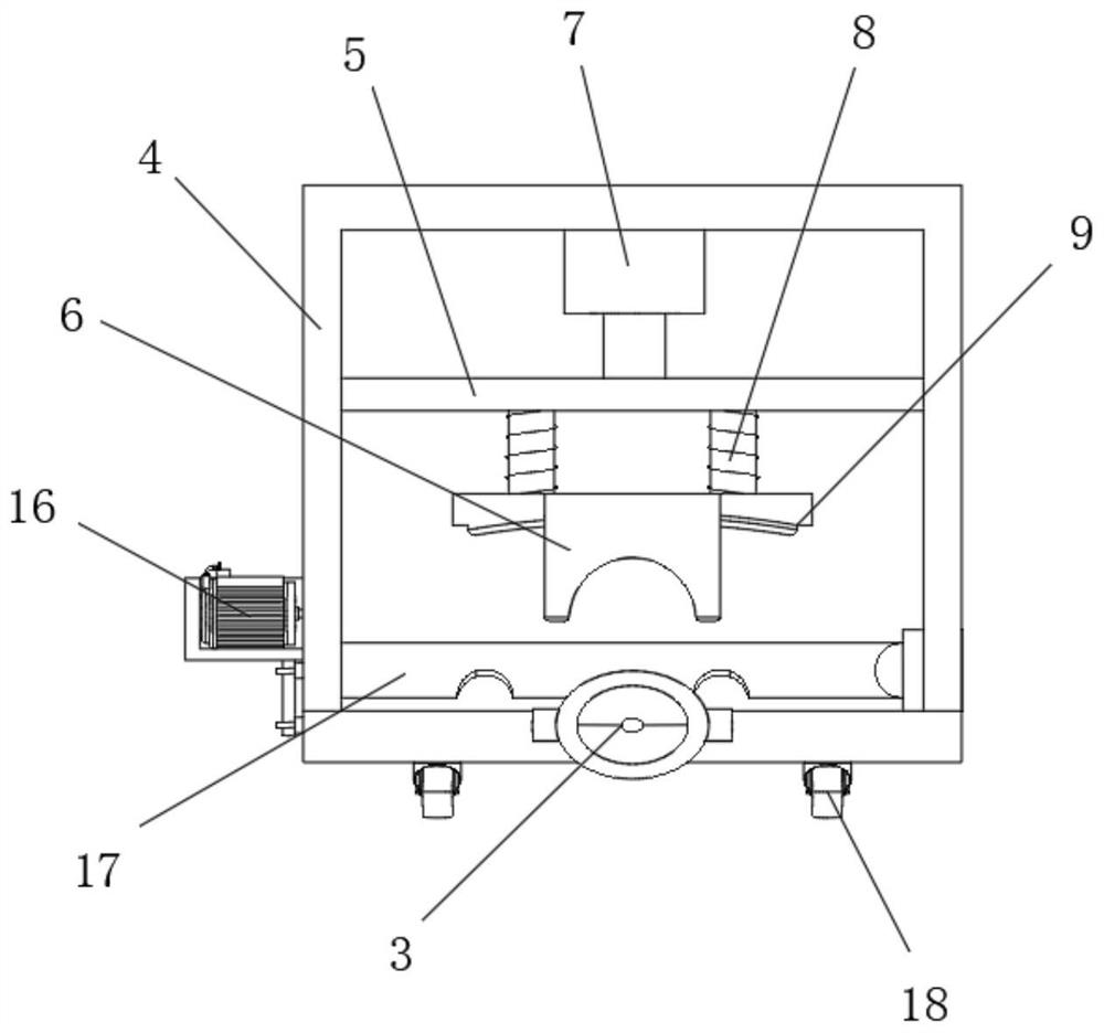 Live pig slaughtering device