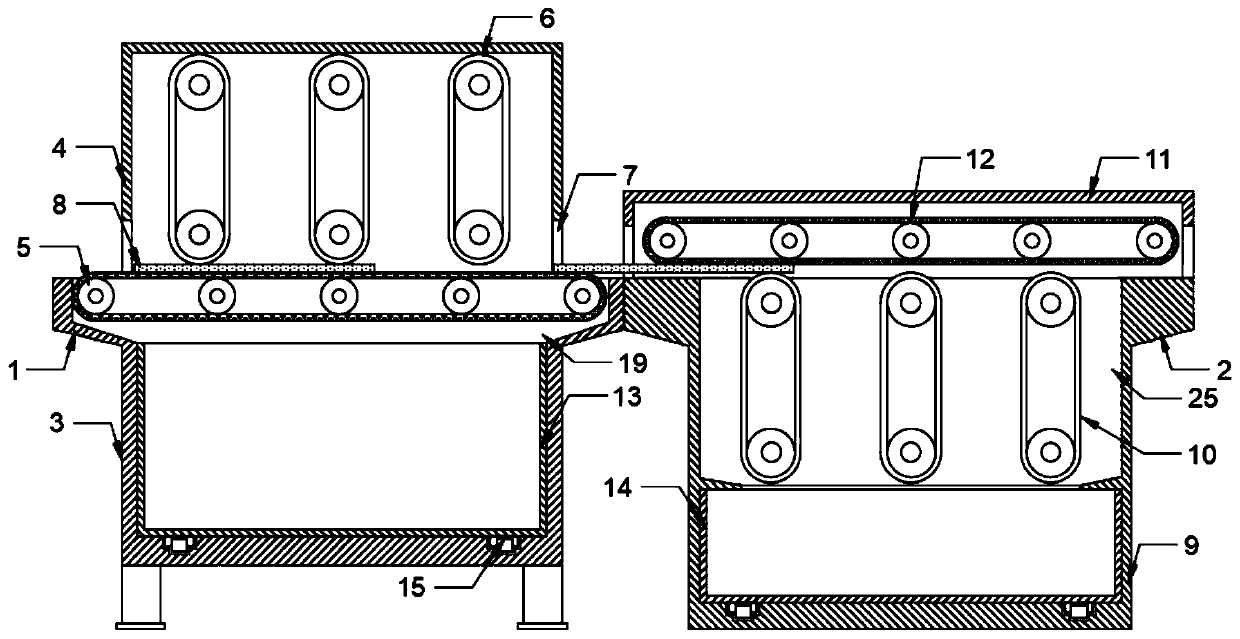 High-precision automatic double-sided sanding machine for bamboo wood processing