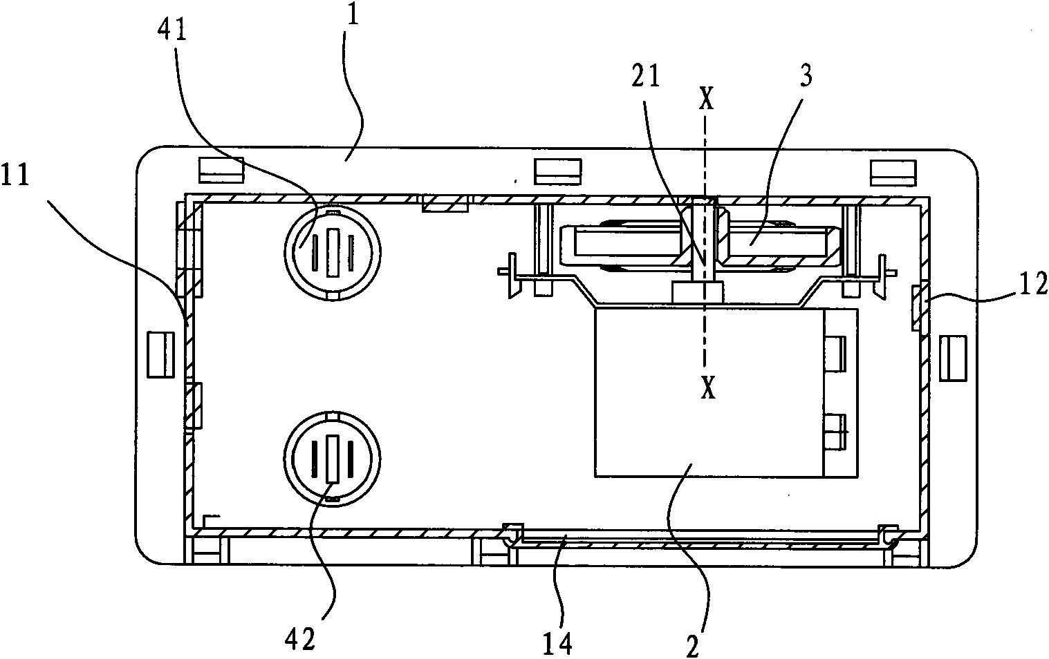 Temperature controller component and refrigerating device with same