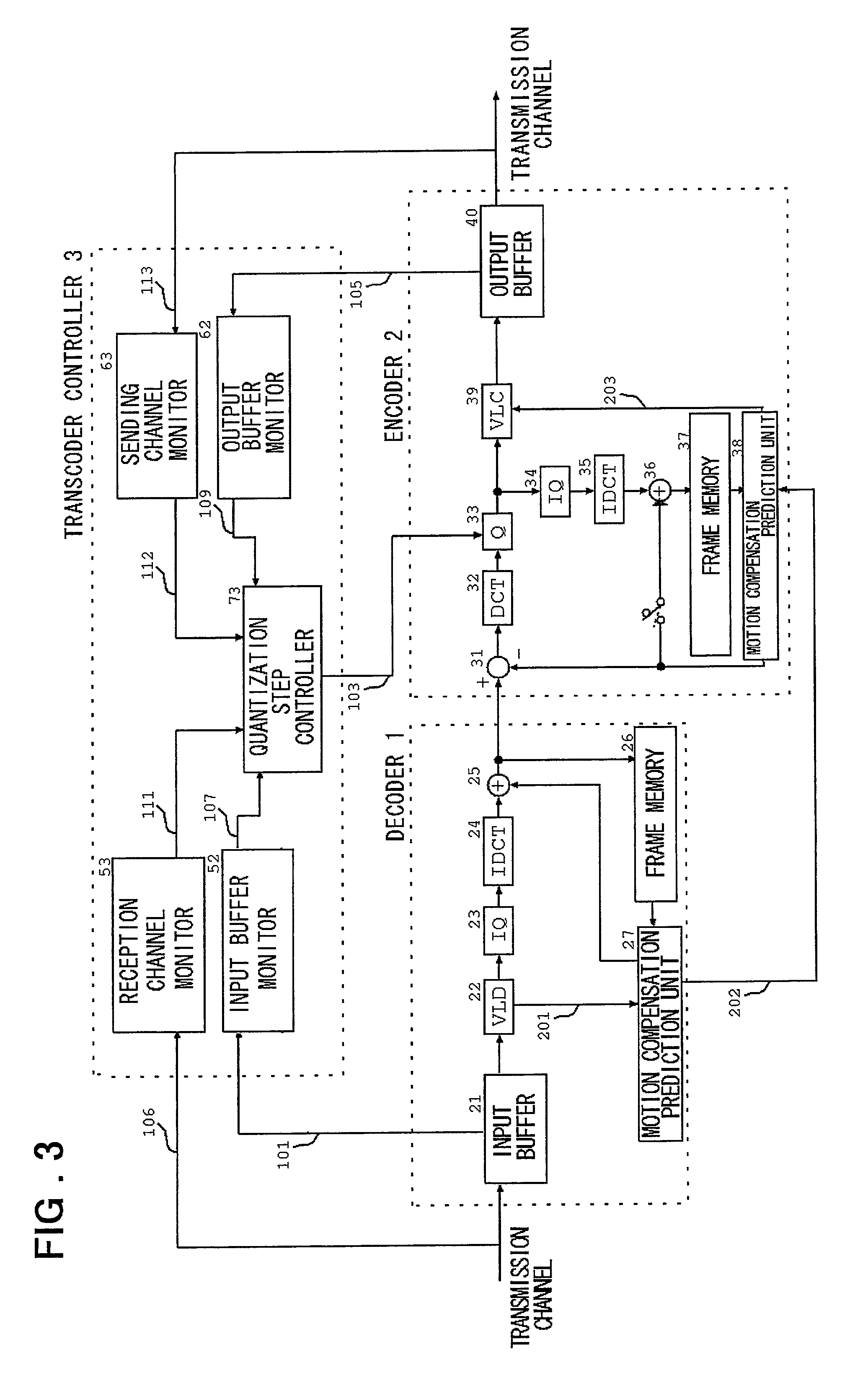 Picture encoding system conversion device and encoding rate conversion device