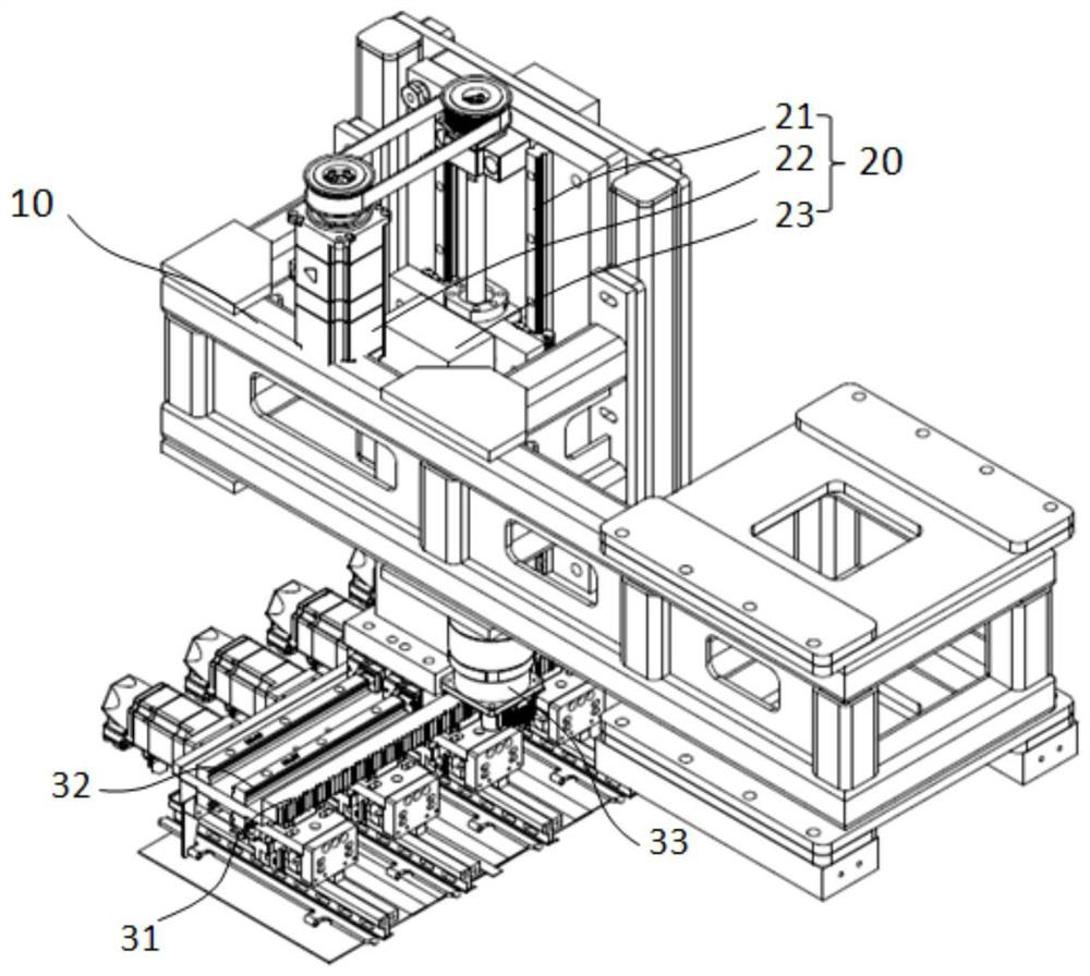 Battery string film inserting device