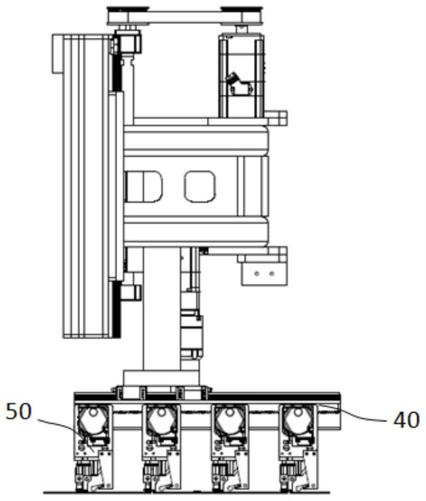 Battery string film inserting device