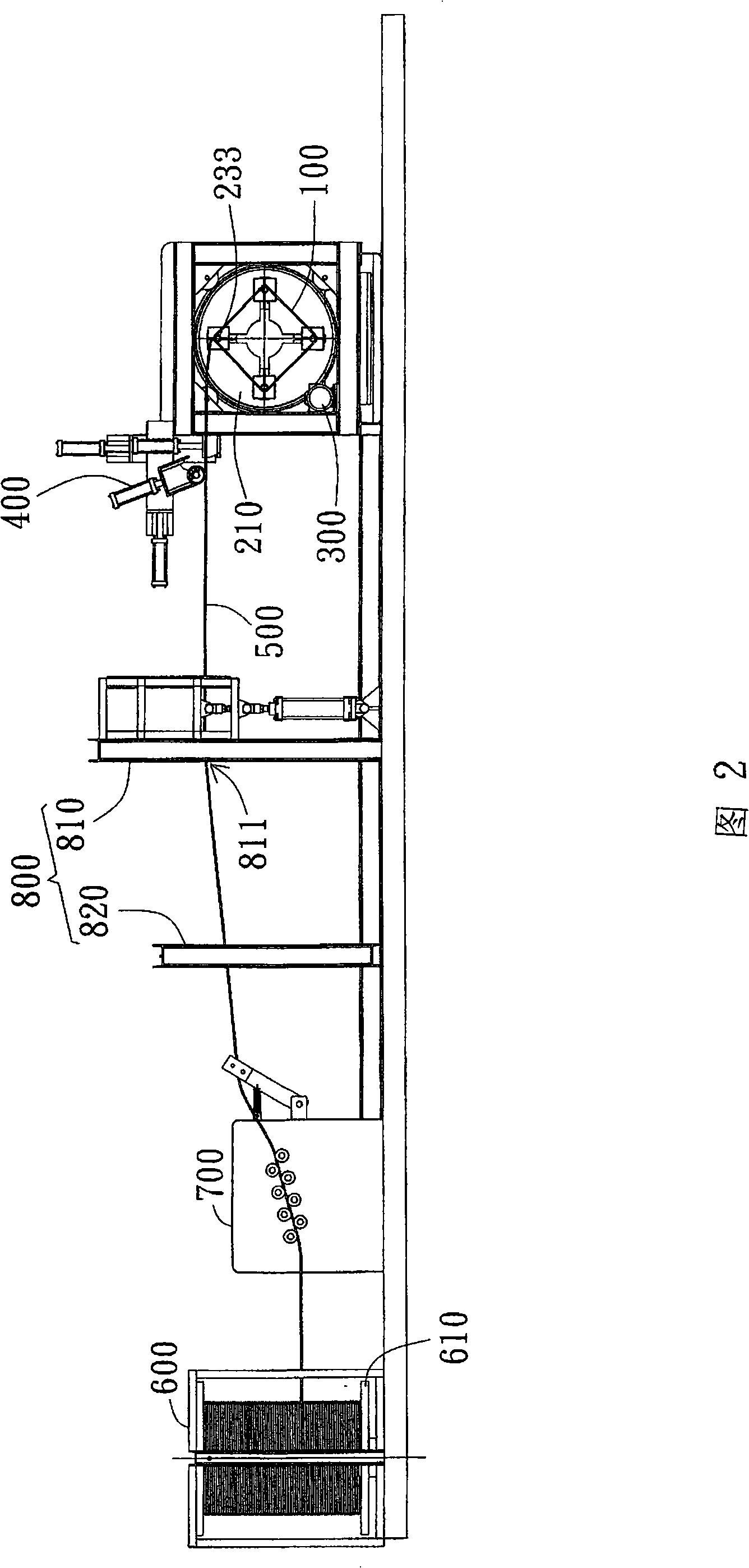 Spiral square hoop forming apparatus and its forming method