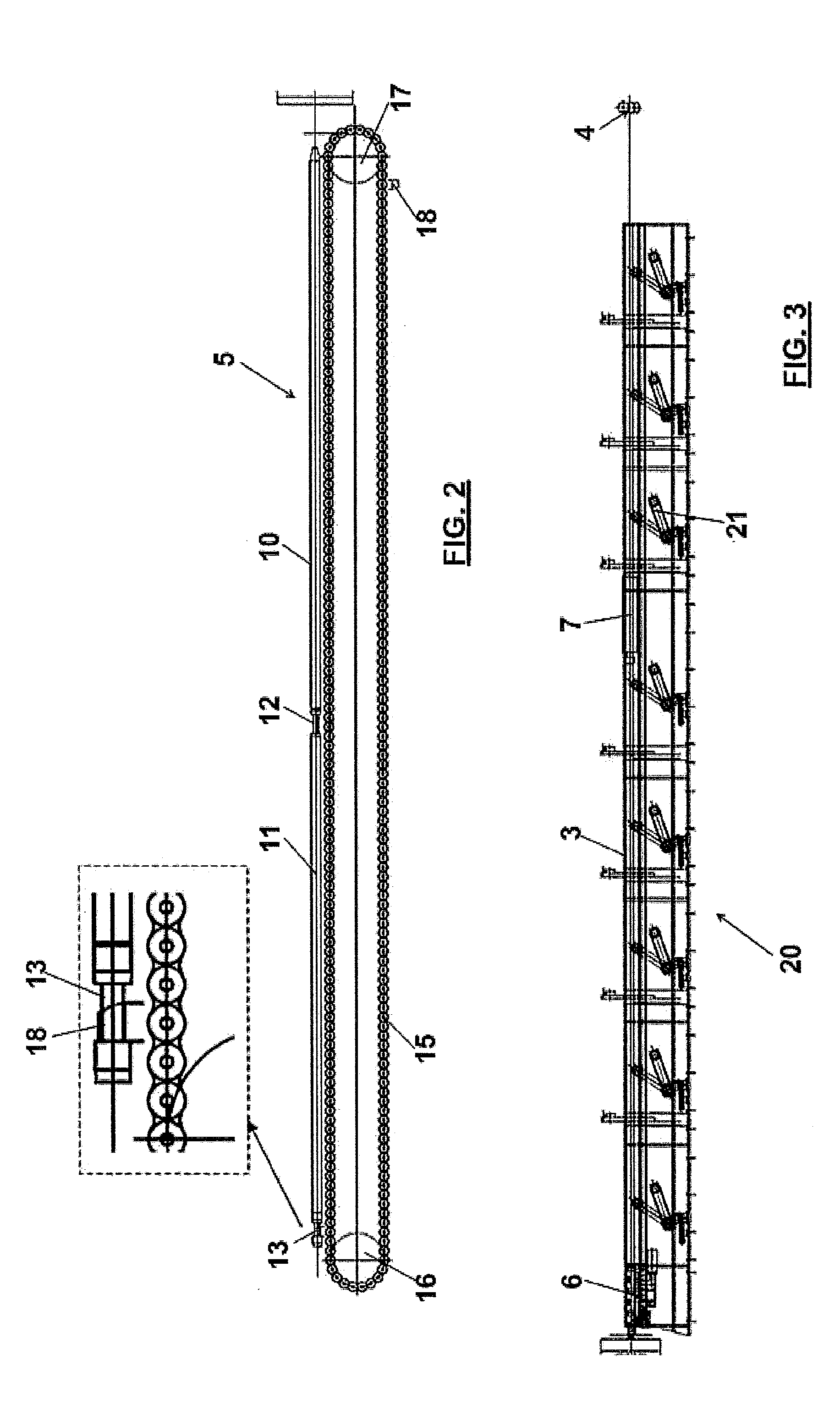 Rolling process and relating longitudinal, multi-stand rolling mill of continuous, restrained type for hollow bodies