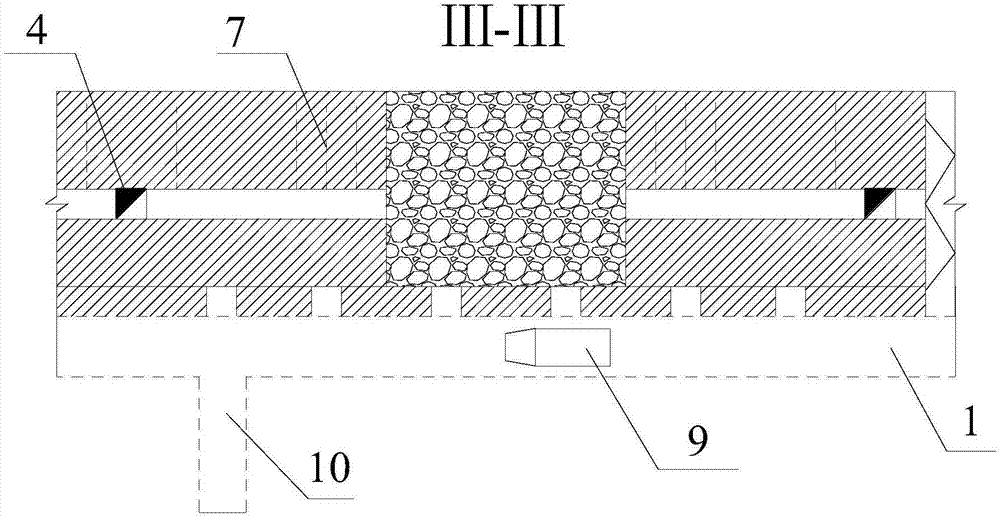 Truck coordinated mine removal subsection drilling stage room mining method