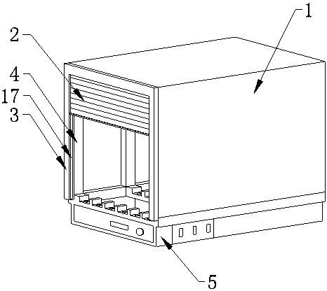 Timber storing frame with dust removing and collecting functions