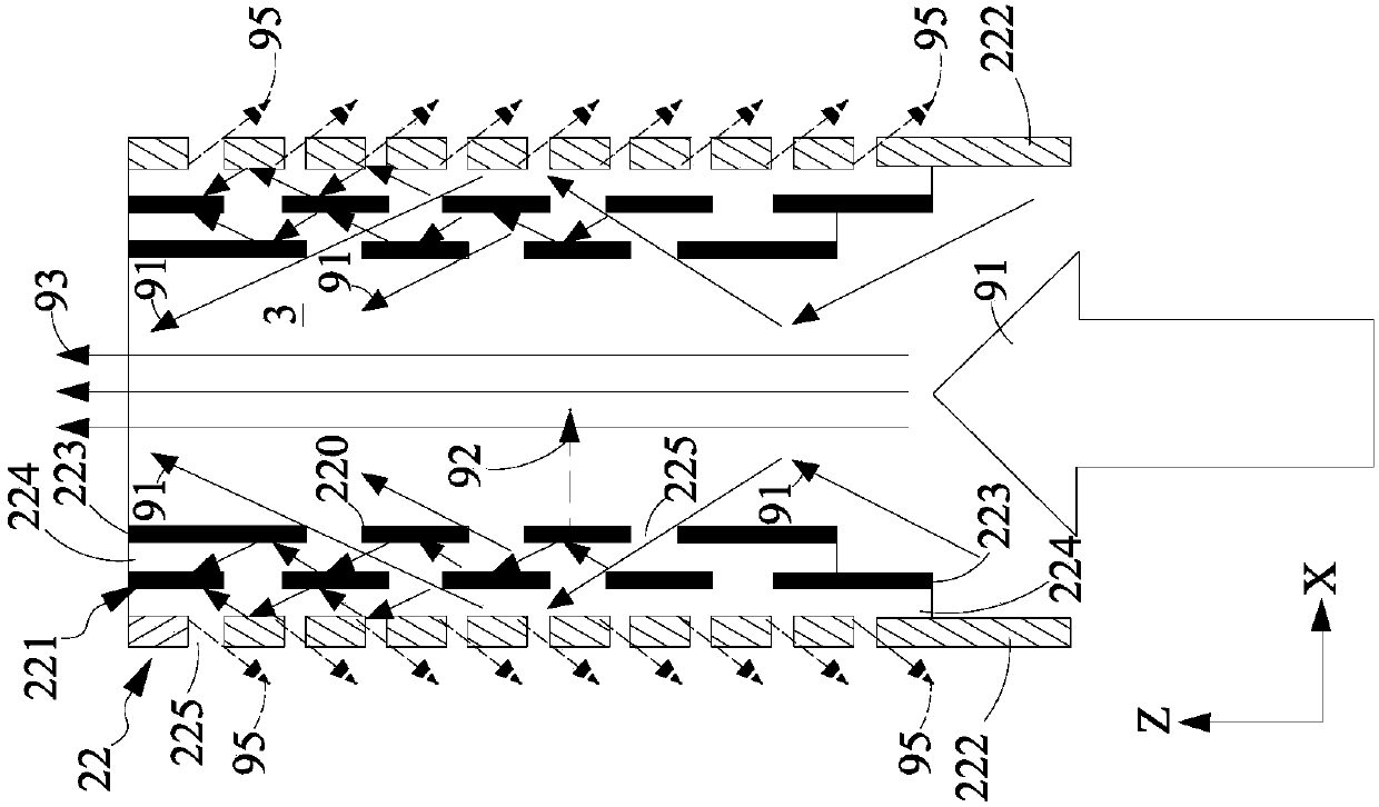 Dynamic wet type airflow adsorption device