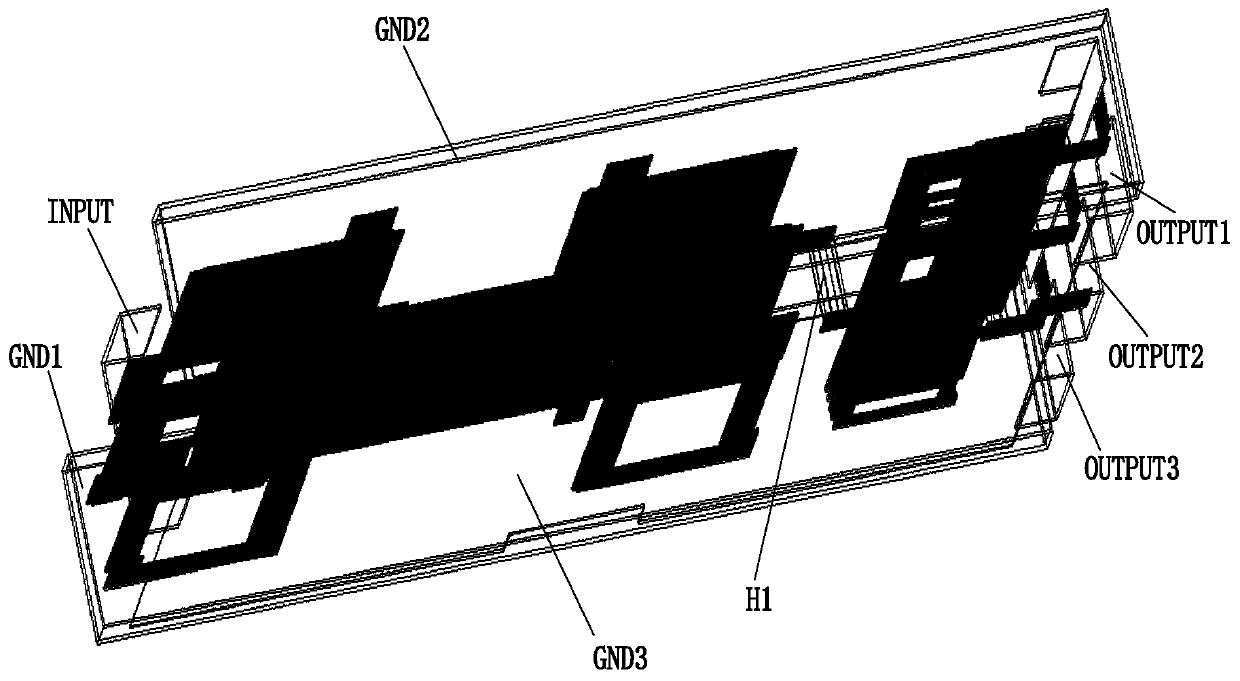 LTCC-based novel semi-lumped one-to-three filter power divider