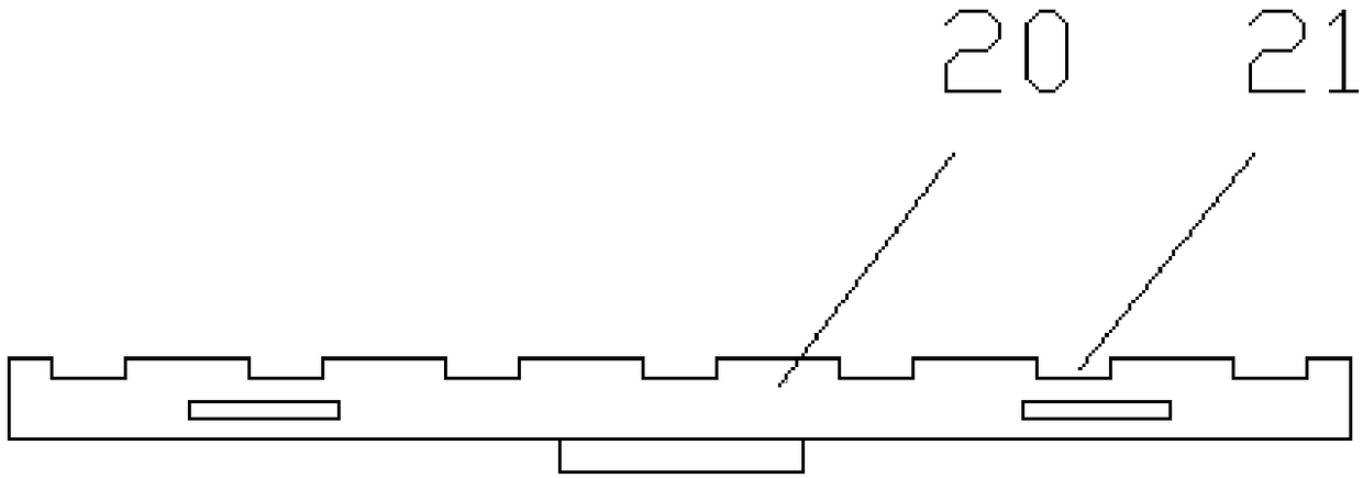 One-time cutting forming device for masaic production