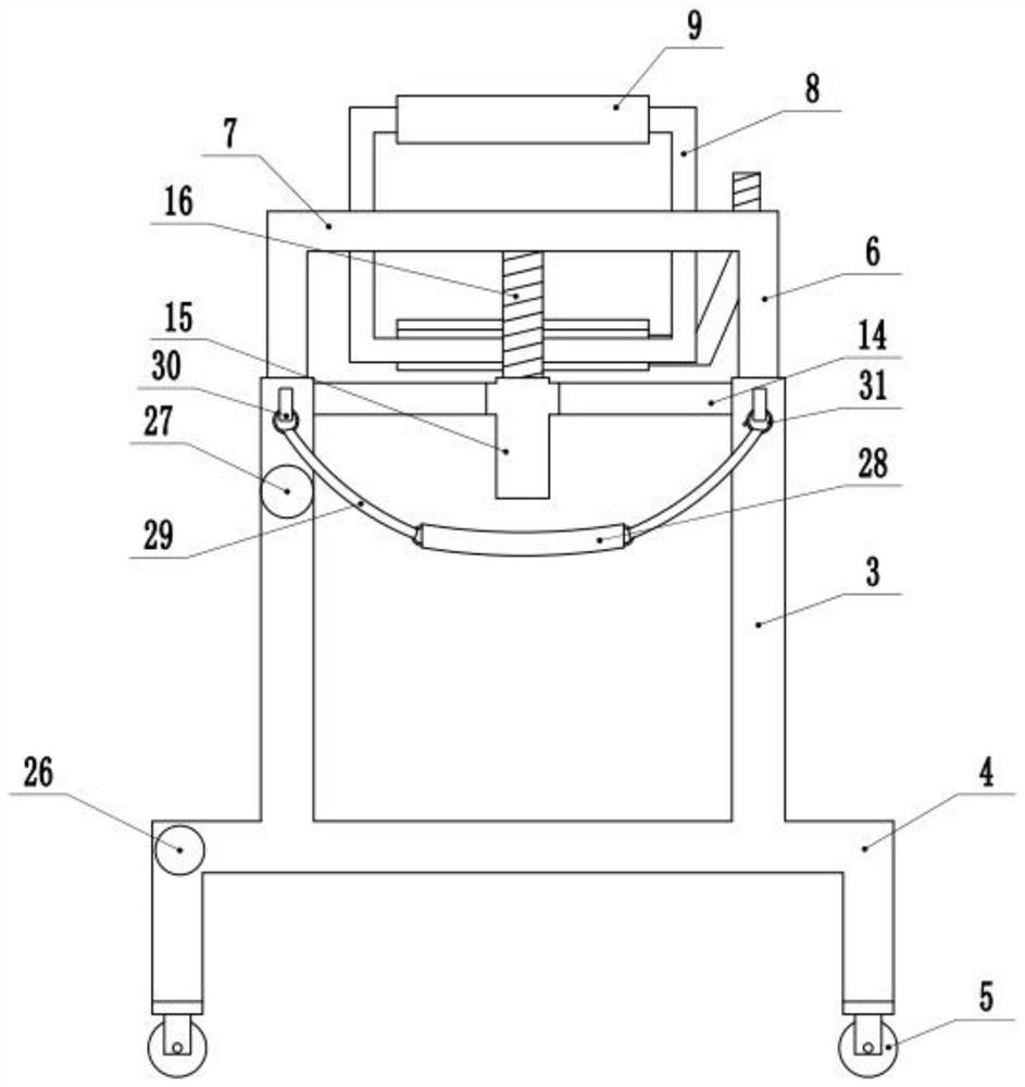 Lower limb rehabilitation exercise device for nursing in rehabilitation department