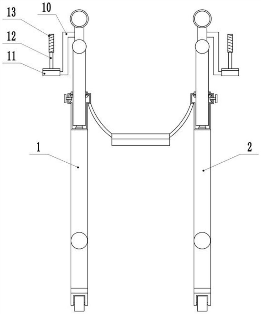 Lower limb rehabilitation exercise device for nursing in rehabilitation department