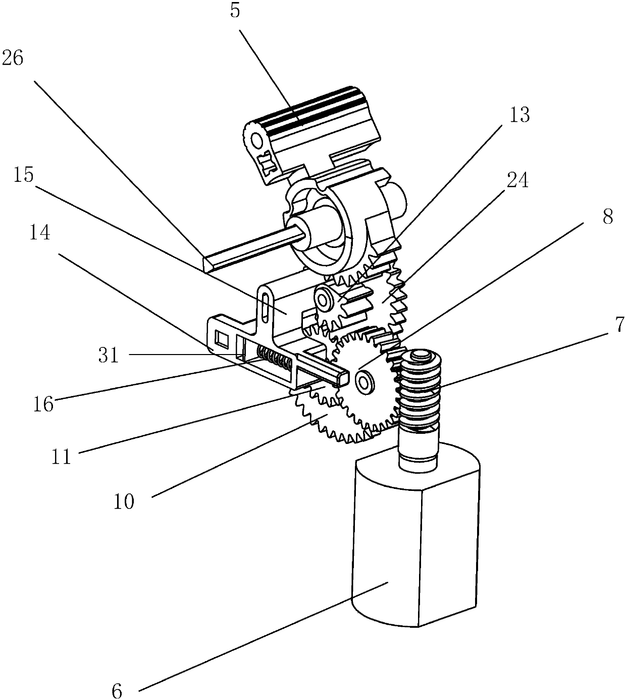 Circuit breaker of integrated electric operating mechanism