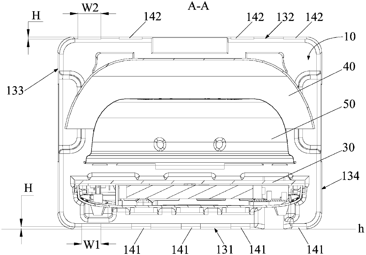 Packaging liner for household appliance and household appliance component