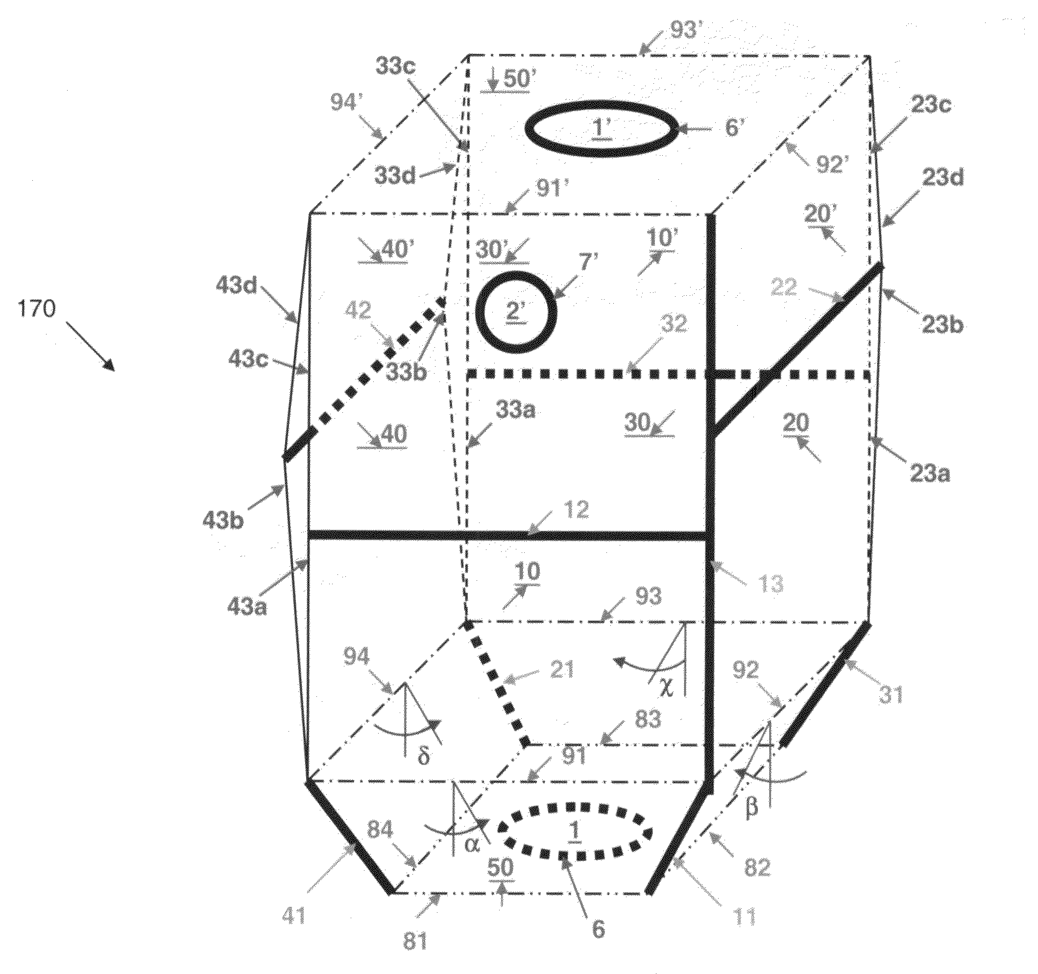 Disposable containers and method of making the same