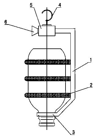 Infusion bottle suspension bracket