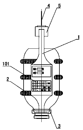 Infusion bottle suspension bracket