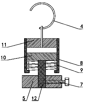 Infusion bottle suspension bracket