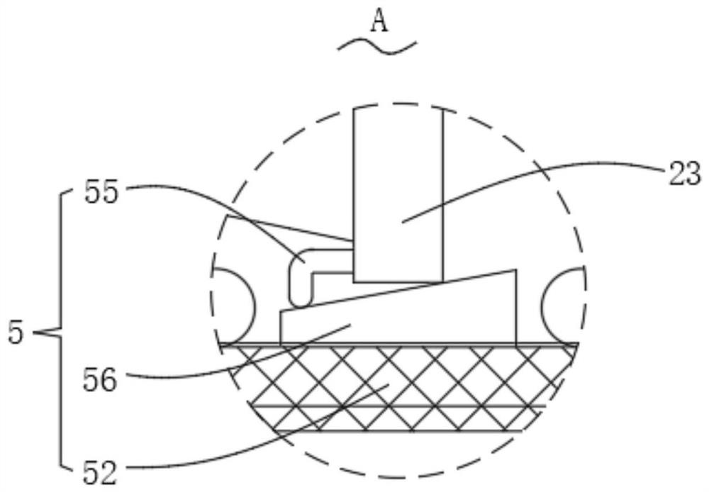 Raw material block grinding and derusting device for mechanical part machining