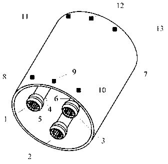 Method and system for diagnosing overheat fault of joints of gas insulated switch equipment bus