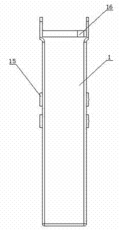 Combed capacitance type oil-level sensor box capable of blocking oil level fluctuation