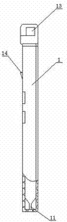 Combed capacitance type oil-level sensor box capable of blocking oil level fluctuation