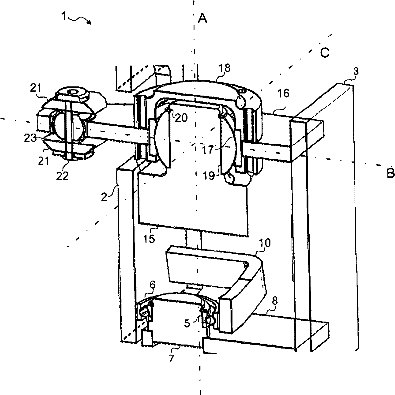 Break/pendulum steering gear