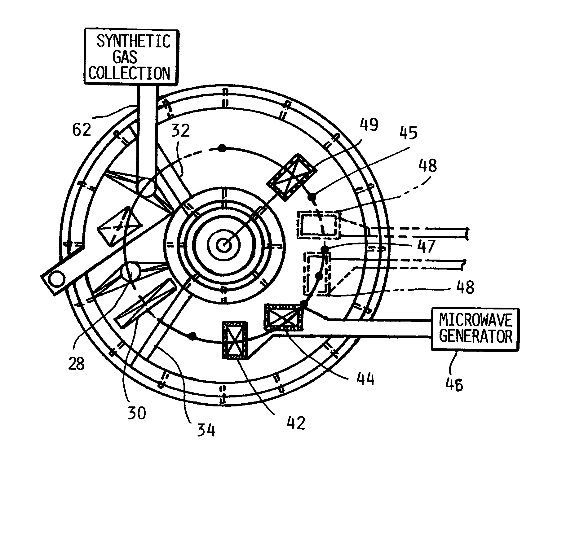 Microwave heating method and apparatus for iron oxide reduction