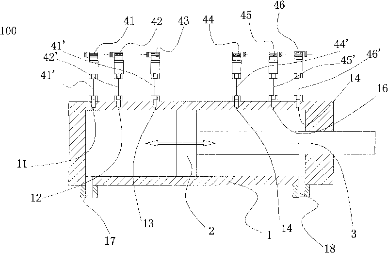 Hydraulic cylinder device and hydraulic cylinder behavior control system with same