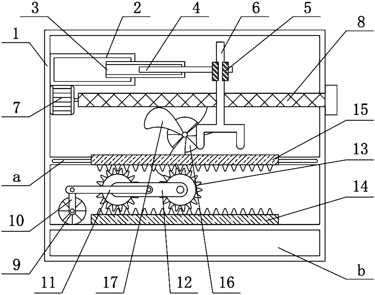 Polishing device for mechanical manufacturing