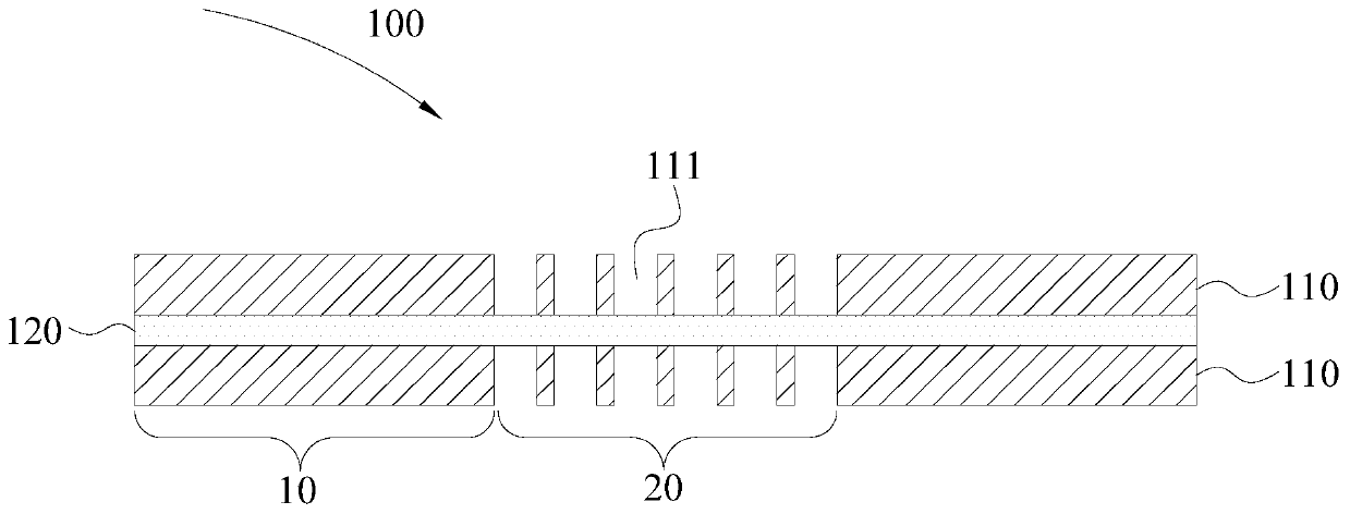 Foldable supporting part and display device