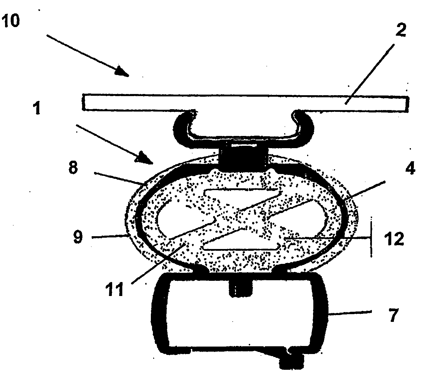 Support construction for a mattress