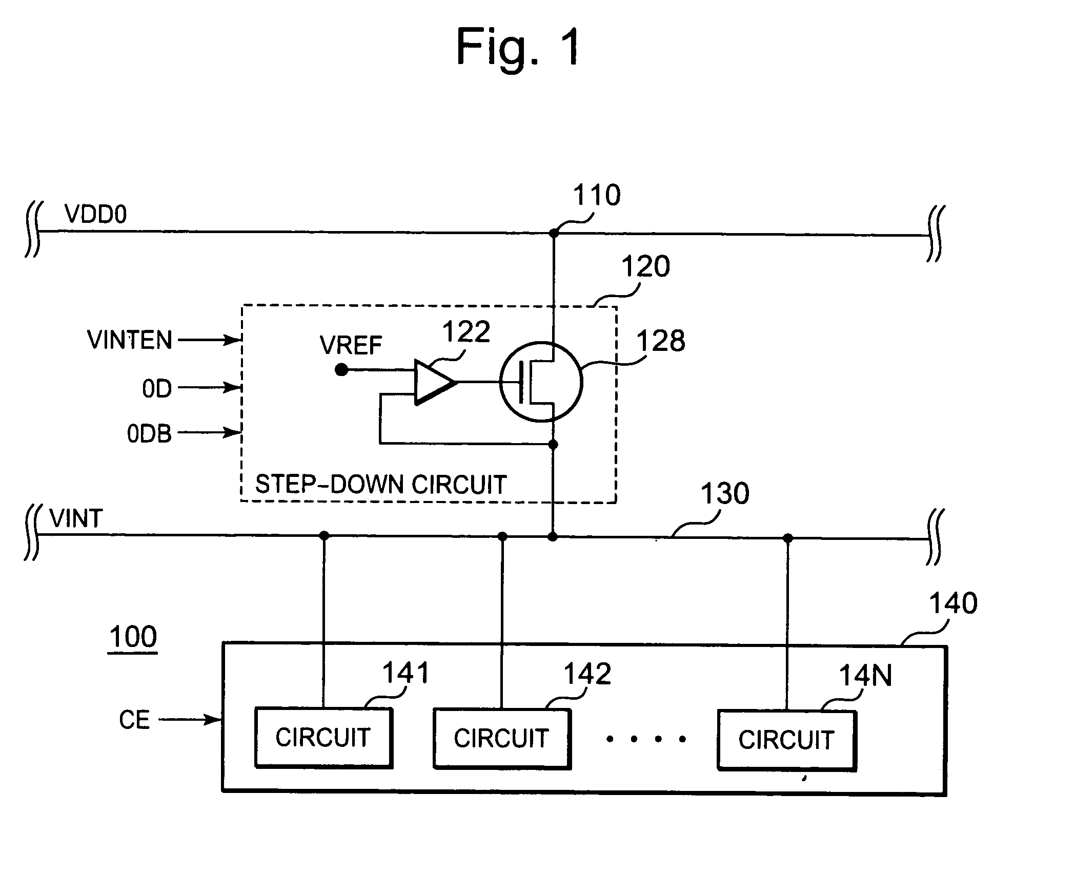 Step-down circuit, semiconductor device, and step-down circuit controlling method