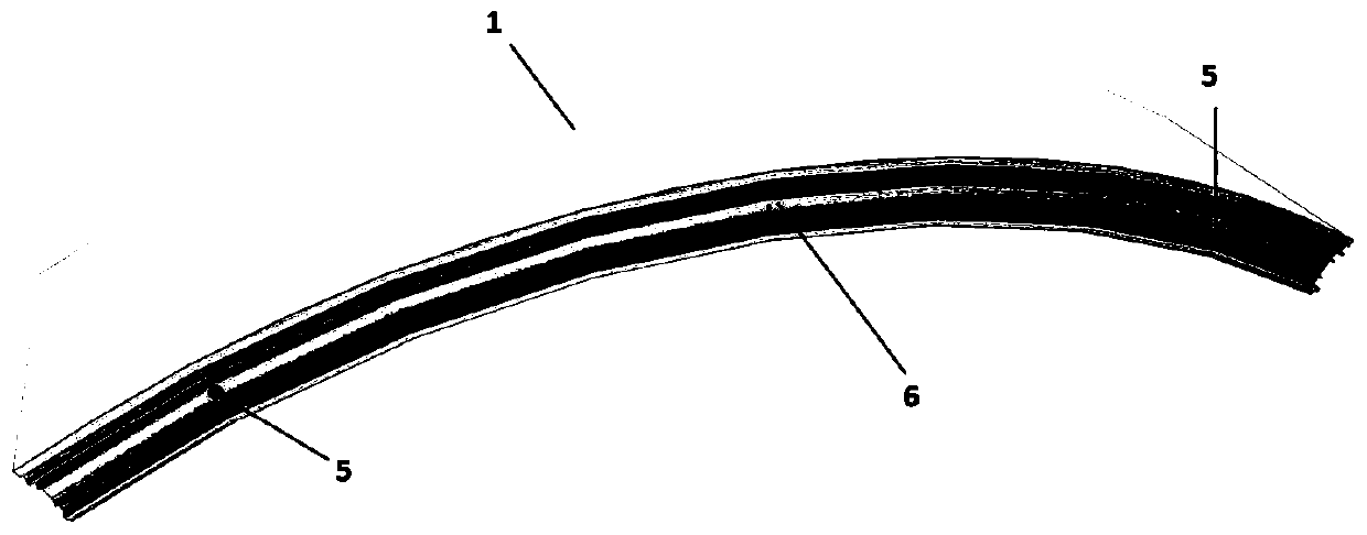 Grouting and sealing waterproof shield segment structure and construction method thereof